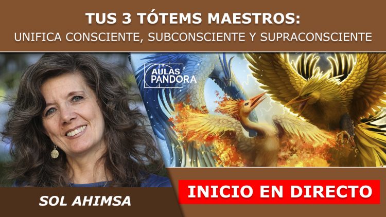 Sol Ahimsa – Inicio en directo – LOS 3 TOTEMS MAESTROS