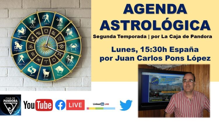 AGENDA ASTROLÓGICA #58, quincena del 3 al 16 de octubre de 2.022, por Juan Carlos Pons López (BQ)
