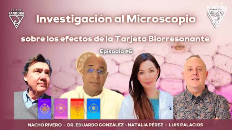 Investigación al microscopio sobre los efectos de la tarjeta bioresonante