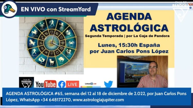 agenda ‌astrologica ‌65 ‌12 ‌al ‌18 ‌de ‌diciembre ‌de ‌2022 ‌por ‌juan ‌carlos ‌pons ‌lopez ‌