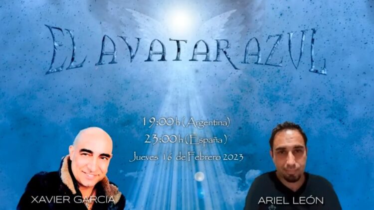 el ‌avatar ‌azul ‌con ‌ariel ‌leon ‌y ‌xavier ‌garcia ‌
